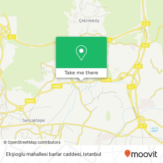 Ekşioglu mahallesi barlar caddesi map