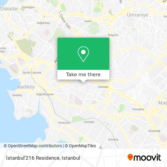 İstanbul'216 Residence map