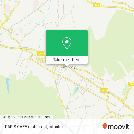 PARİS CAFE restaurant map