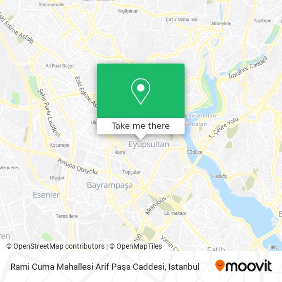 Rami Cuma Mahallesi Arif Paşa Caddesi map