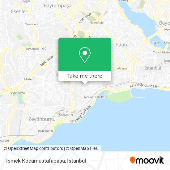 Ismek Kocamustafapaşa map