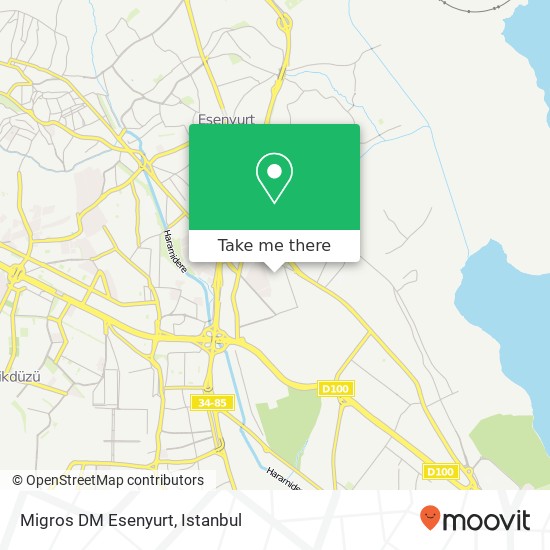 Migros DM Esenyurt map