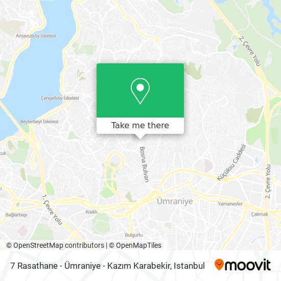 7 Rasathane - Ümraniye - Kazım Karabekir map