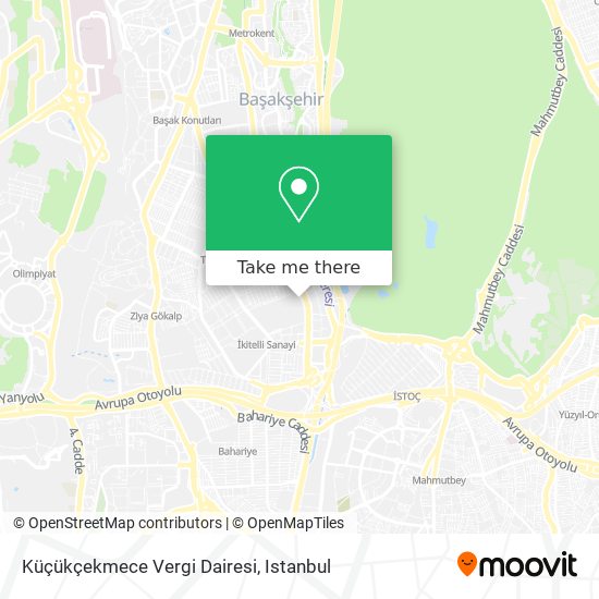 Küçükçekmece Vergi Dairesi map