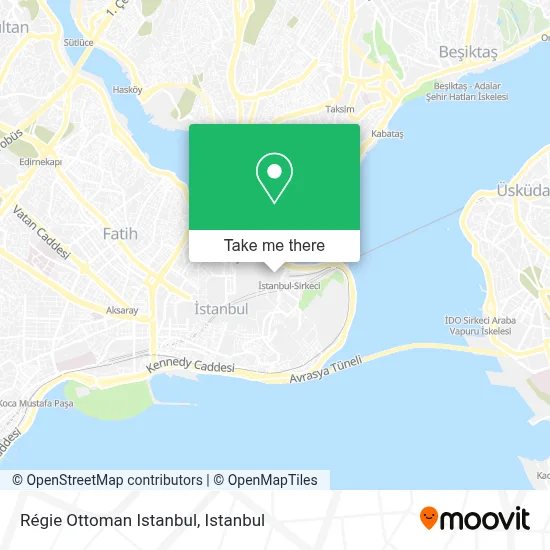 Régie Ottoman Istanbul map