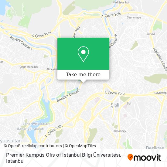 Premier Kampüs Ofis of Istanbul Bilgi Üniversitesi map