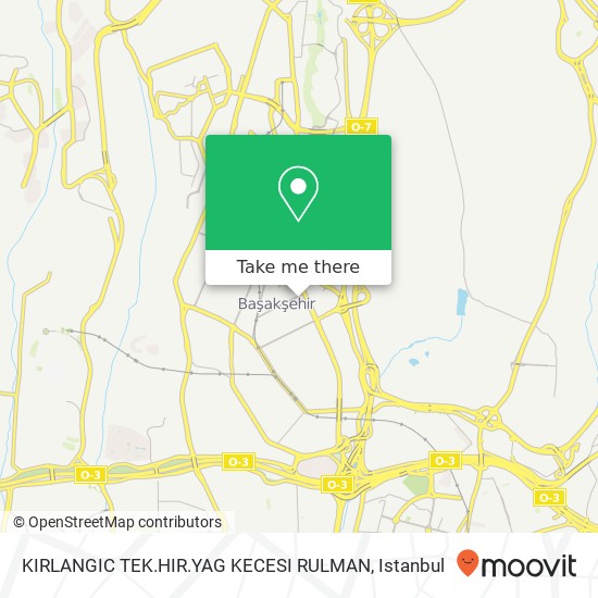 KIRLANGIC TEK.HIR.YAG KECESI RULMAN map