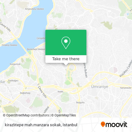 kirazlıtepe mah.manzara sokak map