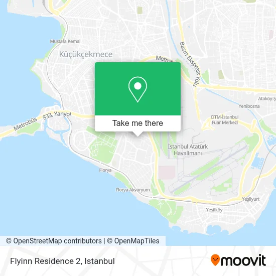 Flyinn Residence 2 map