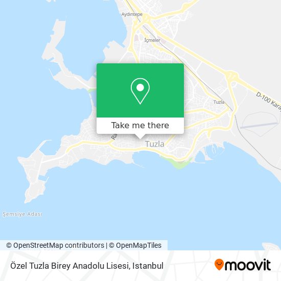 Özel Tuzla Birey Anadolu Lisesi map