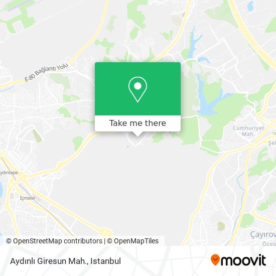 Aydınlı Giresun Mah. map