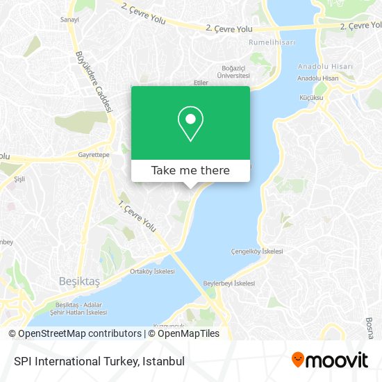 SPI International Turkey map