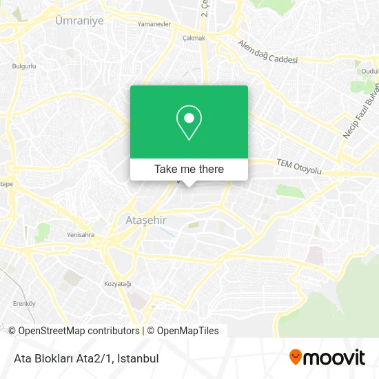 Ata Blokları Ata2/1 map