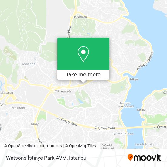 Watsons İstinye Park AVM map