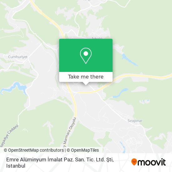 Emre Alüminyum İmalat Paz. San. Tic. Ltd. Şti map