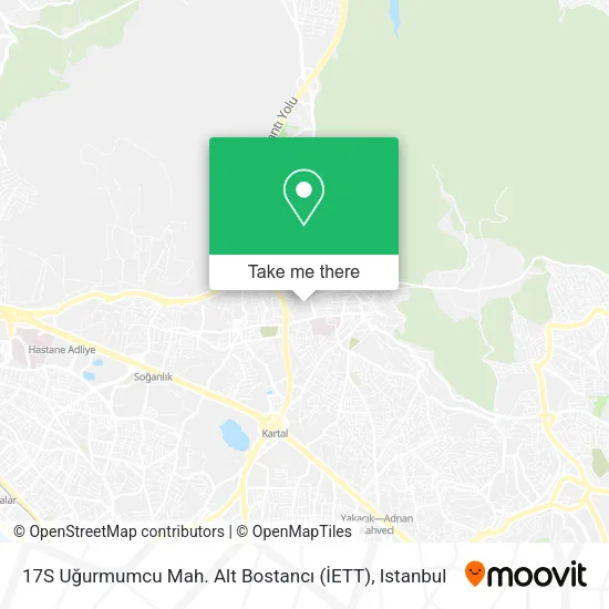 17S Uğurmumcu Mah. Alt Bostancı (İETT) map