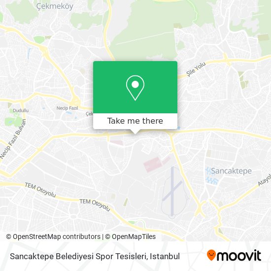 Sancaktepe Belediyesi Spor Tesisleri map