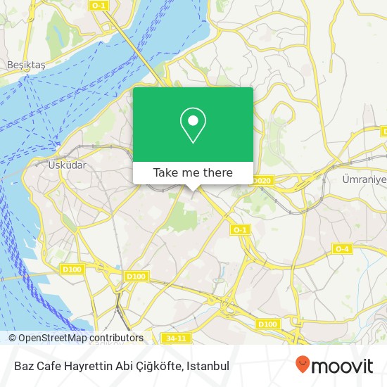 Baz Cafe Hayrettin Abi Çiğköfte map