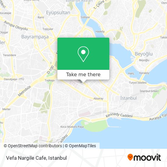 Vefa Nargile Cafe map