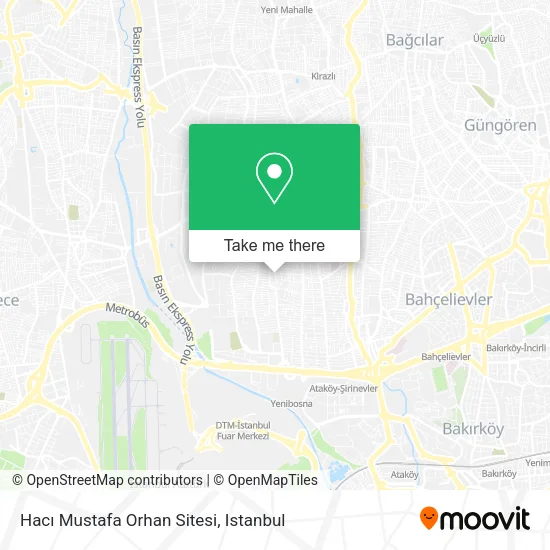 Hacı Mustafa Orhan Sitesi map