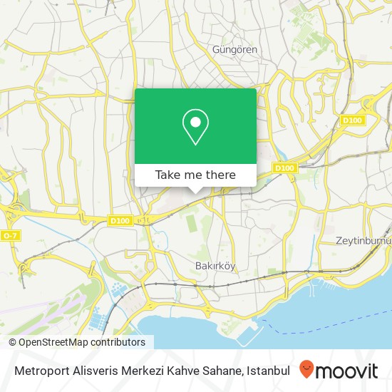 Metroport Alisveris Merkezi Kahve Sahane map