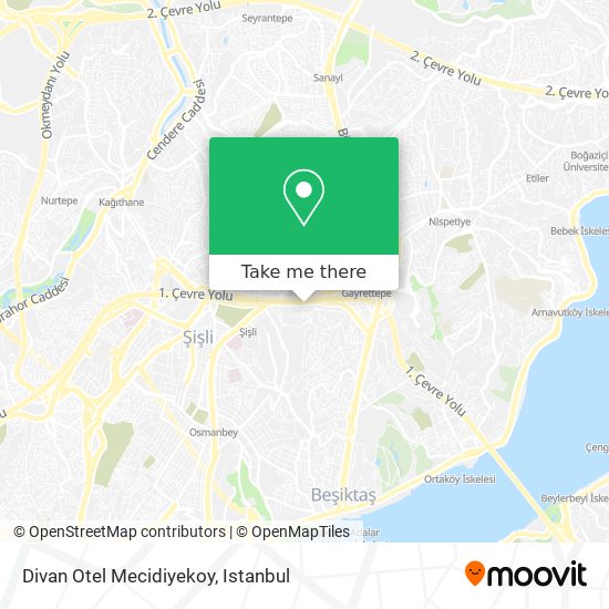 Divan Otel Mecidiyekoy map