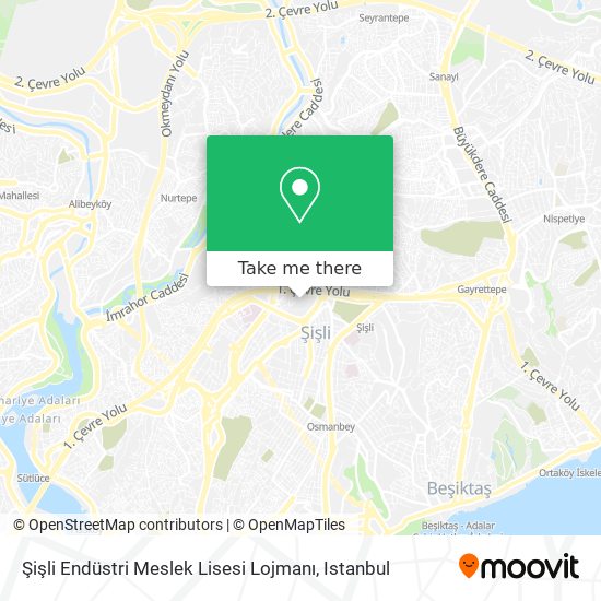 Şişli Endüstri Meslek Lisesi Lojmanı map