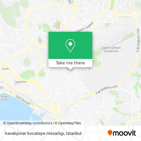 kavakpınar kocatepe mezarlıgı map