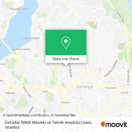 Üsküdar İMKB Mesleki ve Teknik Anadolu Lisesi map