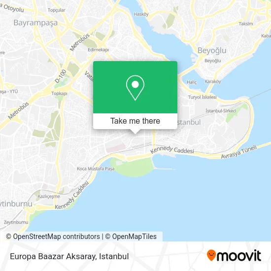 Europa Baazar Aksaray map