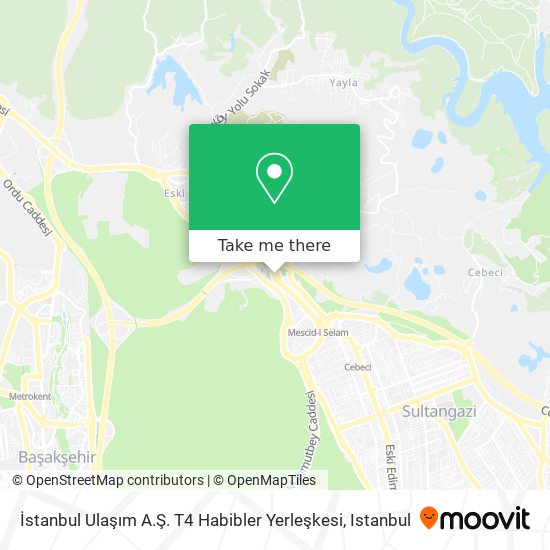 İstanbul Ulaşım A.Ş. T4 Habibler Yerleşkesi map