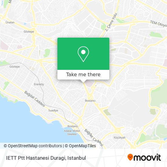 IETT Ptt Hastanesi Duragi map