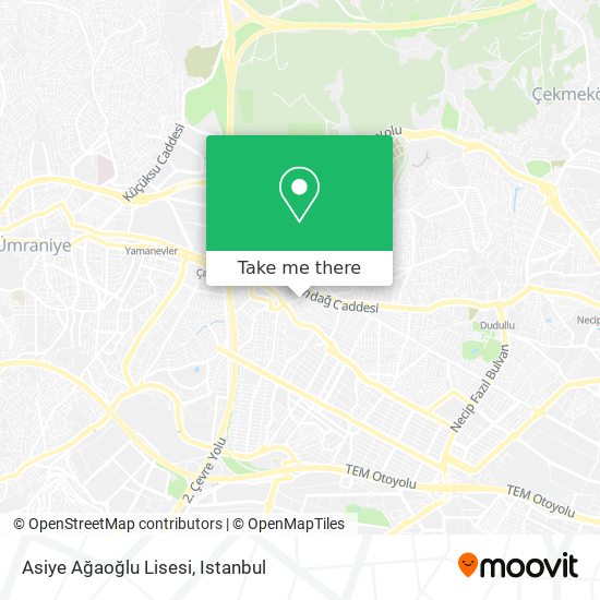 Asiye Ağaoğlu Lisesi map