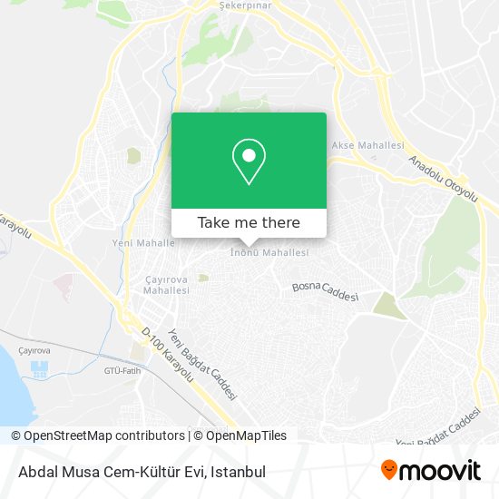 Abdal Musa Cem-Kültür Evi map