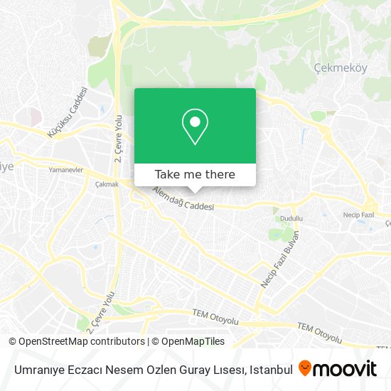 Umranıye Eczacı Nesem Ozlen Guray Lısesı map