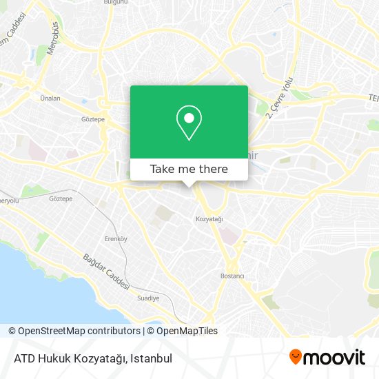 ATD Hukuk Kozyatağı map