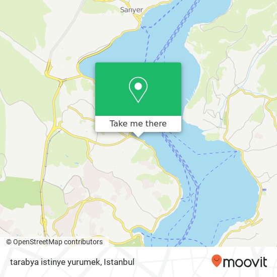 tarabya istinye yurumek map