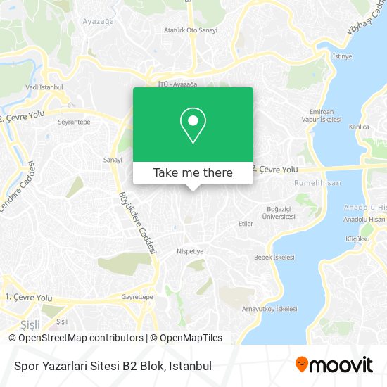 Spor Yazarlari Sitesi B2 Blok map