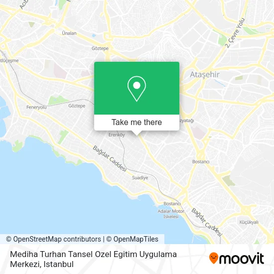 Mediha Turhan Tansel Ozel Egitim Uygulama Merkezi map