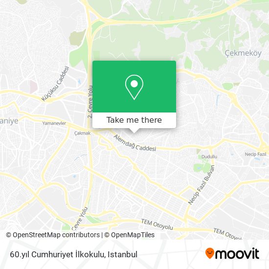 60.yıl Cumhuriyet İlkokulu map