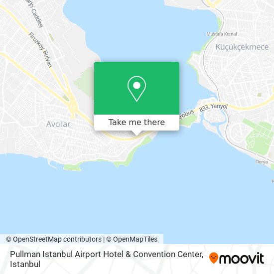 Pullman Istanbul Airport Hotel & Convention Center map
