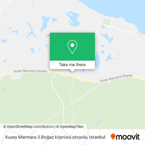 Kuzey Marmara 3.Boğaz köprüsü otoyolu map