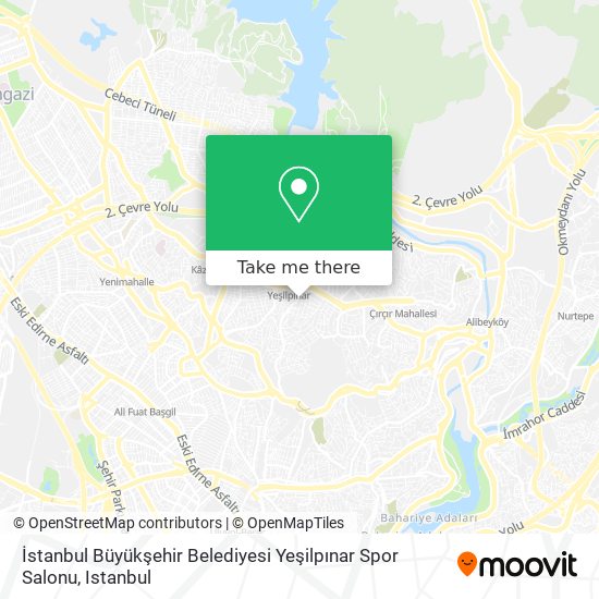 İstanbul Büyükşehir Belediyesi Yeşilpınar Spor Salonu map