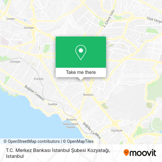 T.C. Merkez Bankası İstanbul Şubesi Kozyatağı map