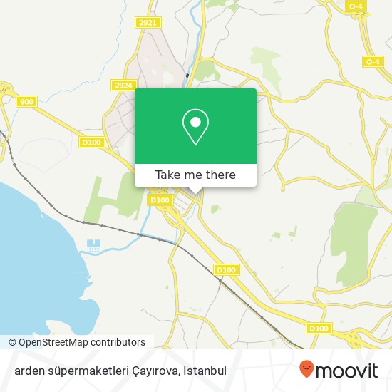 arden süpermaketleri Çayırova map