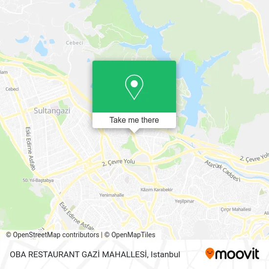 OBA RESTAURANT GAZİ MAHALLESİ map