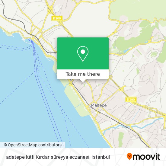 adatepe lütfi Kırdar süreyya eczanesi map