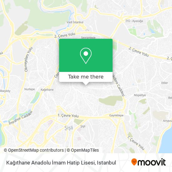 Kağıthane Anadolu İmam Hatip Lisesi map
