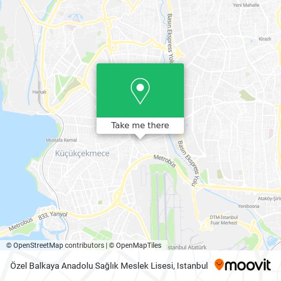 Özel Balkaya Anadolu Sağlık Meslek Lisesi map