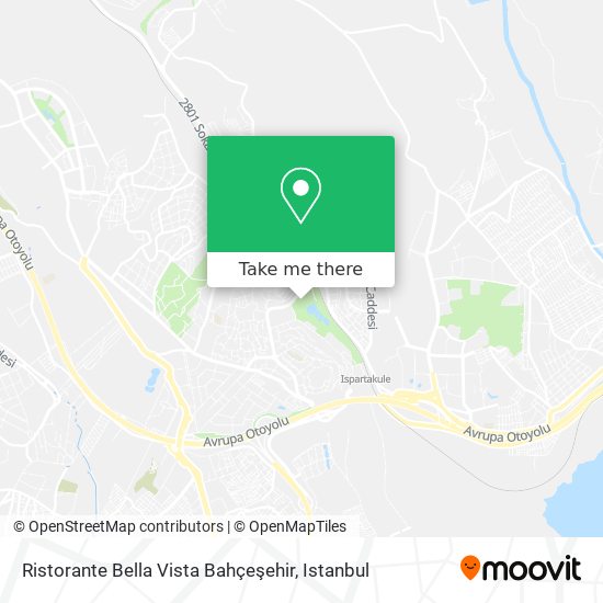 Ristorante Bella Vista Bahçeşehir map